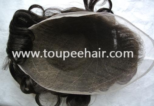 All French Lace natural hair replacement TH111